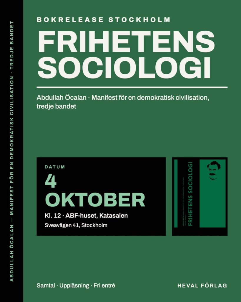 The Sociology of Freedom by Abdullah Öcalan has been translated into Swedish